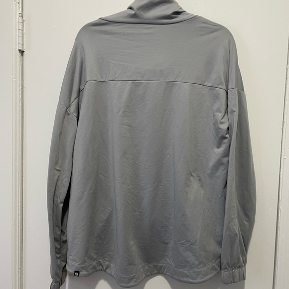 Fabletics Gray Sweatshirt with Mock Neck - Picture 4 of 5